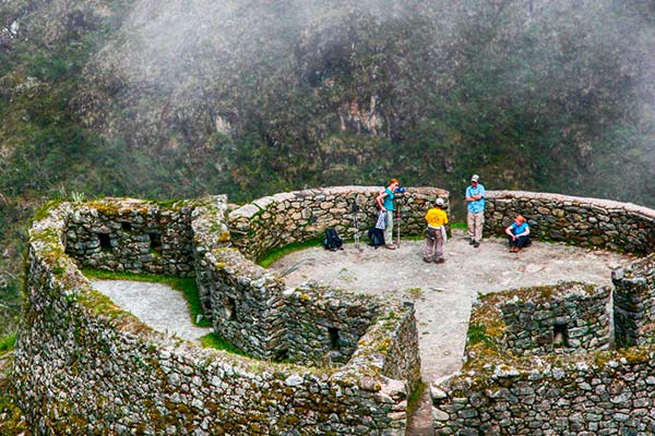 incredible ruins during the inca trail